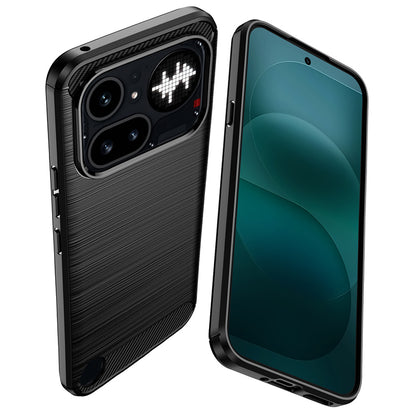 Black Brushed Metal Case (Nothing Phone 4a Pro)
