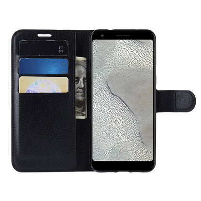 Pink Leather Wallet Case (Pixel 3a)