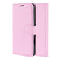 Pink Leather Wallet Case (Pixel 3a)