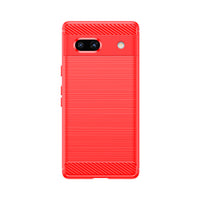 Red Brushed Metal Case (Pixel 7a)