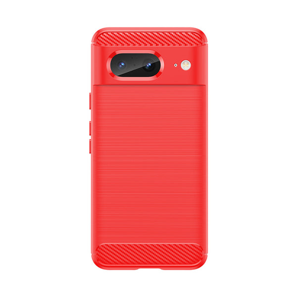 Red Brushed Metal Case (Pixel 8)