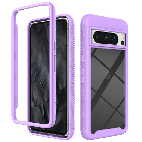 Purple Guardian Clear Case (Pixel 8 Pro)