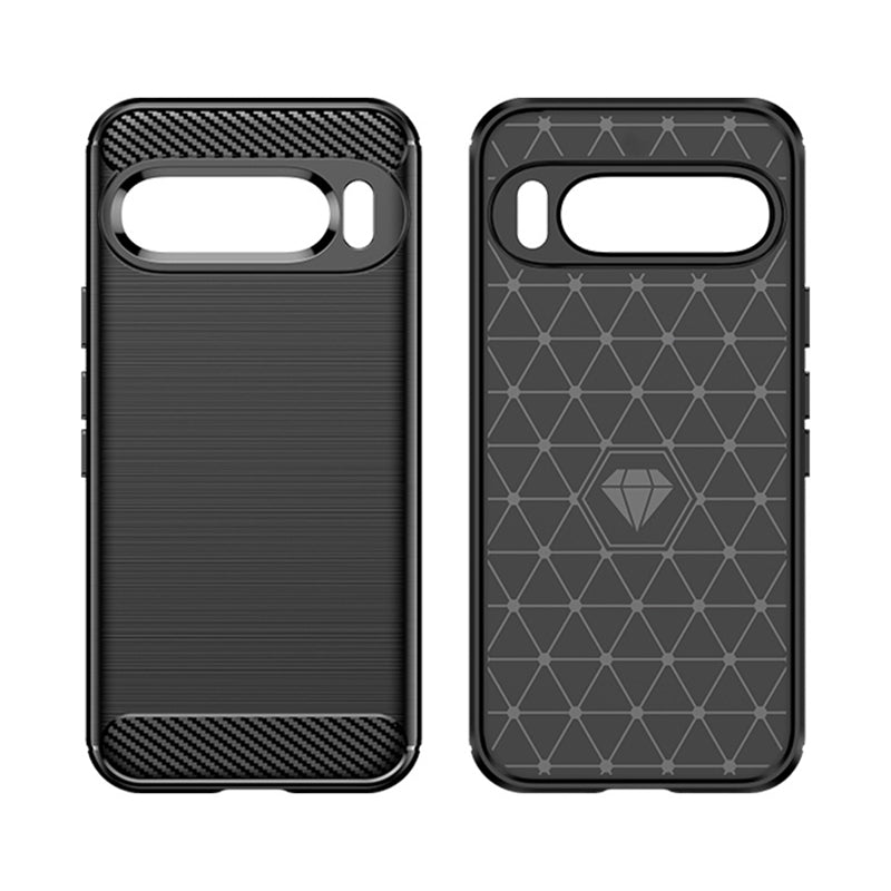 Red Brushed Metal Case (Pixel 9 Pro XL)