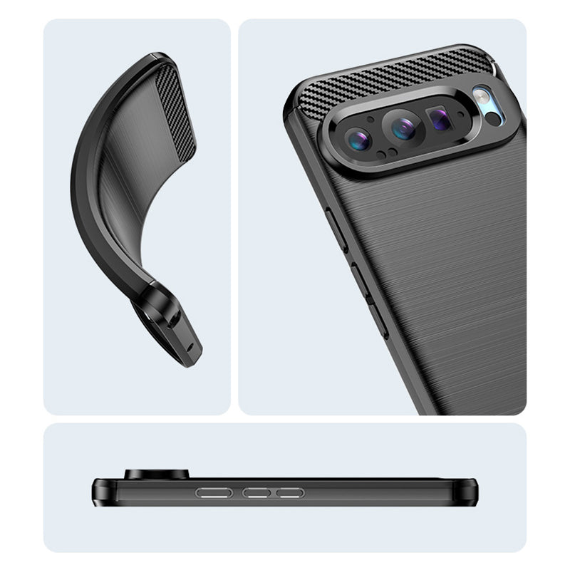 Red Brushed Metal Case (Pixel 9 Pro XL)