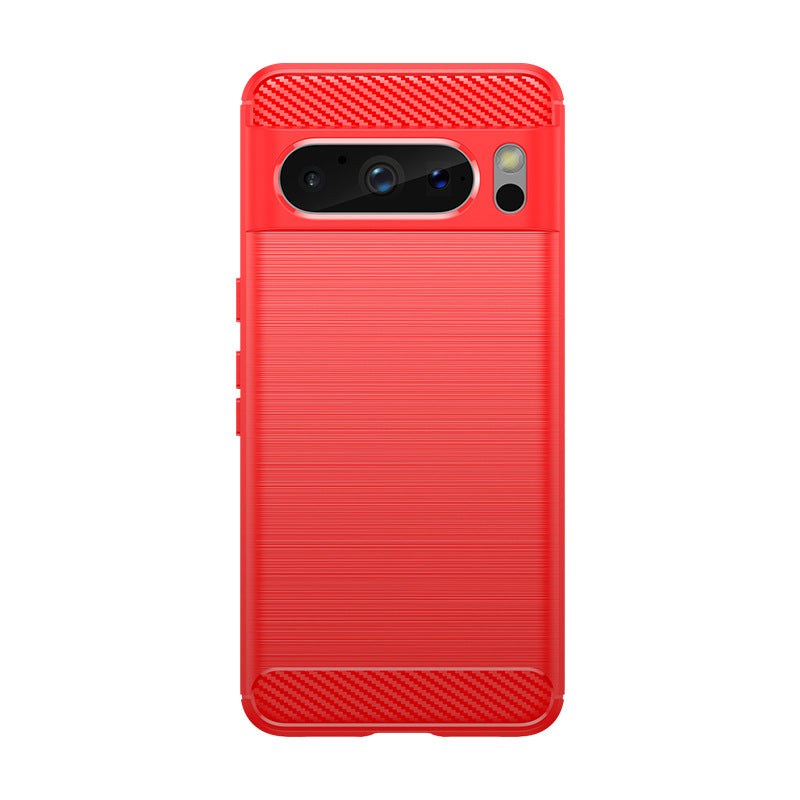 Red Brushed Metal Case (Pixel 9 Pro XL)