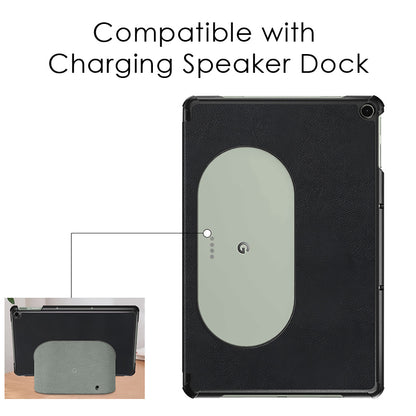 Red Leather Folio Case (Google Pixel Tablet)