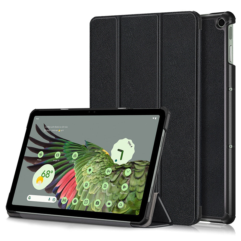 Black Leather Folio Case (Google Pixel Tablet)