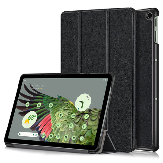 Black Leather Folio Case (Google Pixel Tablet)