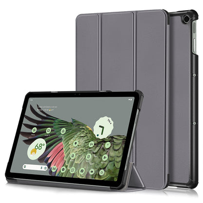 Grey Leather Folio Case (Google Pixel Tablet)