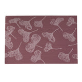 Maroon Bloom Vinyl Place Mats (Set of 4)