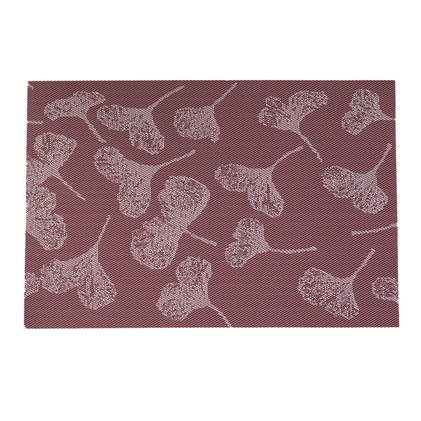Maroon Bloom Vinyl Place Mats (Set of 4)