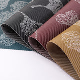 Maroon Bloom Vinyl Place Mats (Set of 4)