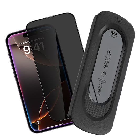 Easy Tray Privacy Glass Screen Protector (iPhone 16)