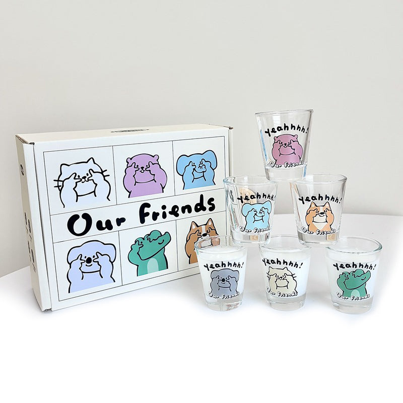 "Our Friends" Shot Glasses (Set of 6)