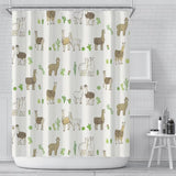 Alpaca Shower Curtain