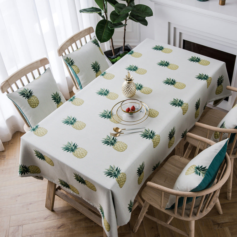 Pineapples Cotton Table Cloth
