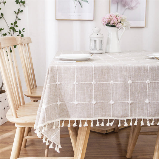 Lattice Cotton Table Cloth