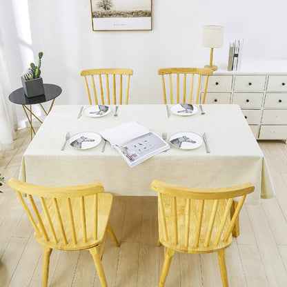 Beige Cotton Table Cloth