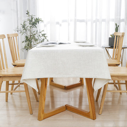 Beige Cotton Table Cloth