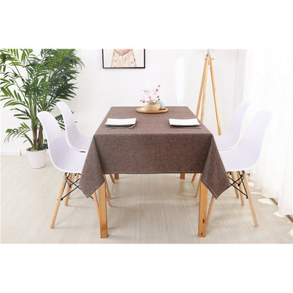 Brown Vinyl Table Cloth