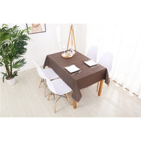 Brown Vinyl Table Cloth