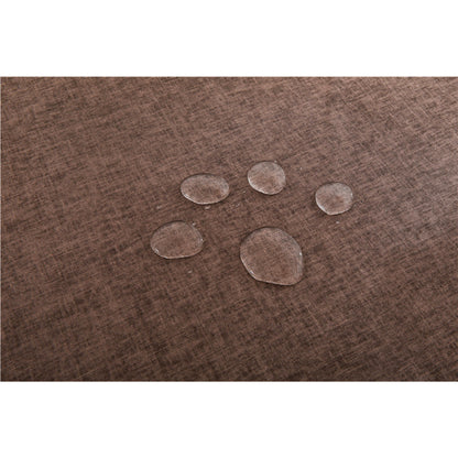 Brown Vinyl Table Cloth