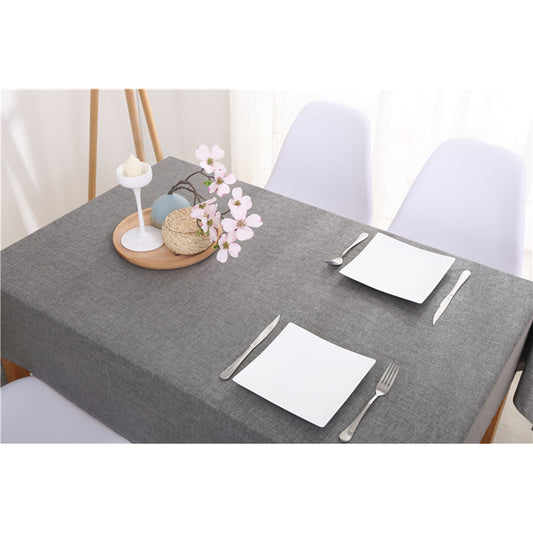 Grey Vinyl Table Cloth