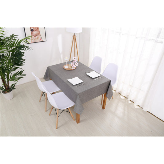 Grey Vinyl Table Cloth