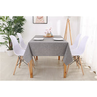 Grey Vinyl Table Cloth