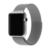 Grey Milan Mesh Apple Watch Strap