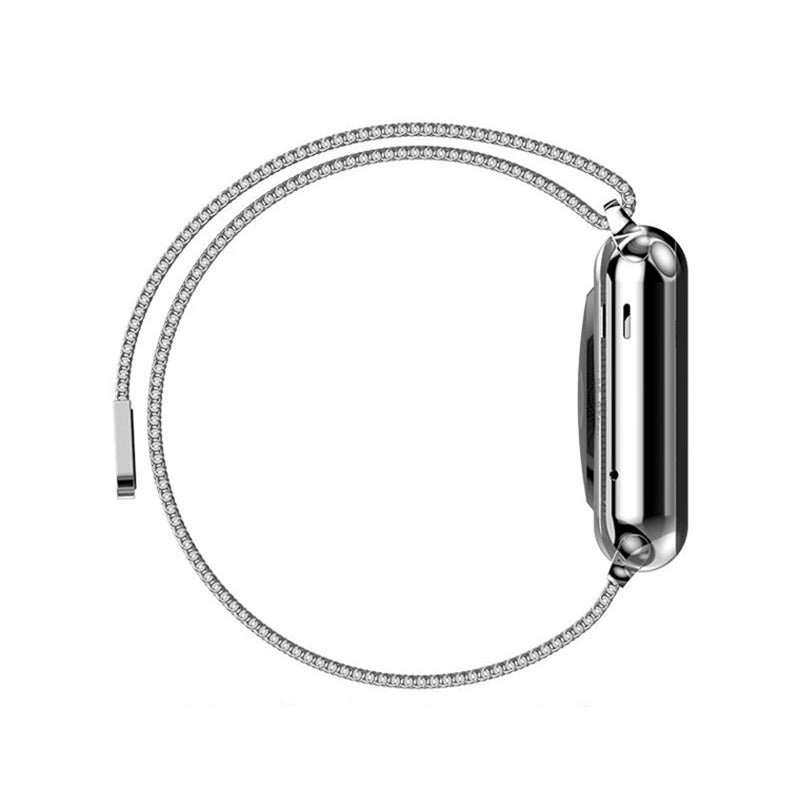 Satin Blue Milan Mesh Apple Watch Strap (42mm-49mm)