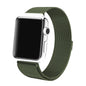 Army Green Milan Mesh Apple Watch Strap (42mm-49mm)