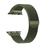 Army Green Milan Mesh Apple Watch Strap