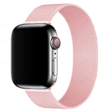 Peach Pink Milan Mesh Apple Watch Strap