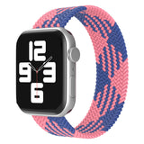 Navy & Pink Braided Apple Watch Strap