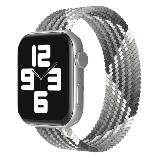 Greyscale Braided Apple Watch Strap (42mm-49mm)