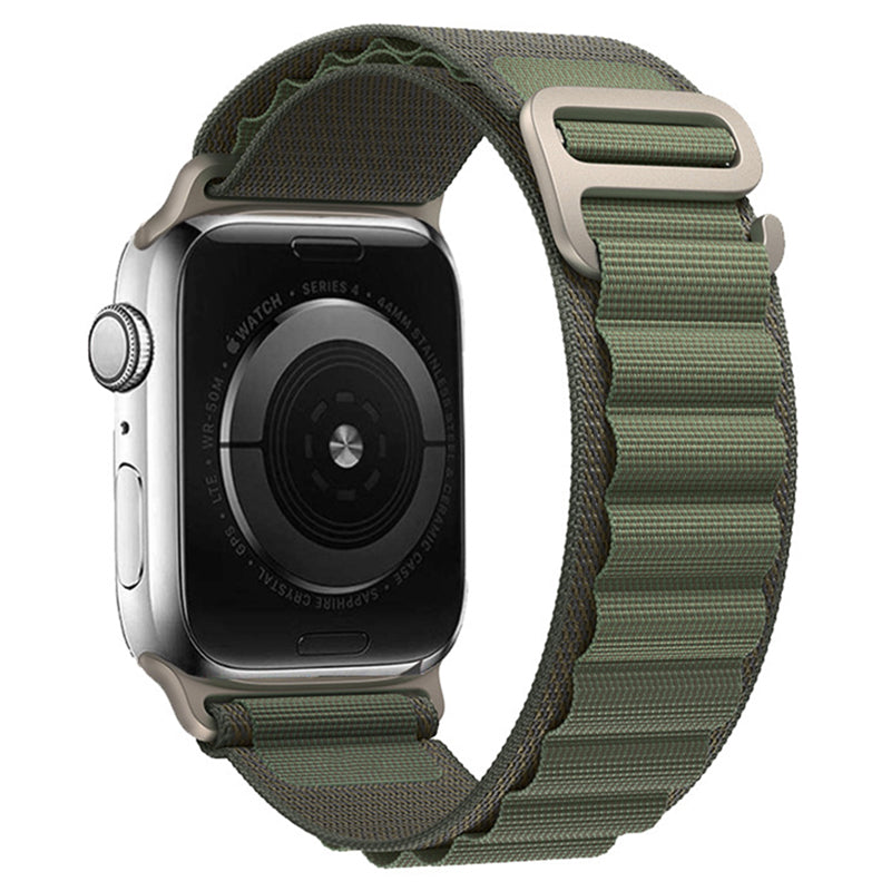 Green Nylon Loop Apple Watch Strap (38mm-42mm)