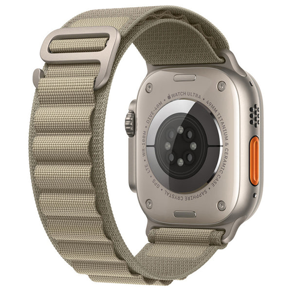 Khaki Nylon Loop Apple Watch Strap