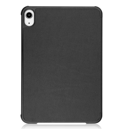 Black Leather Folio Case with Smart Cover (iPad Mini 6 / Mini 7)