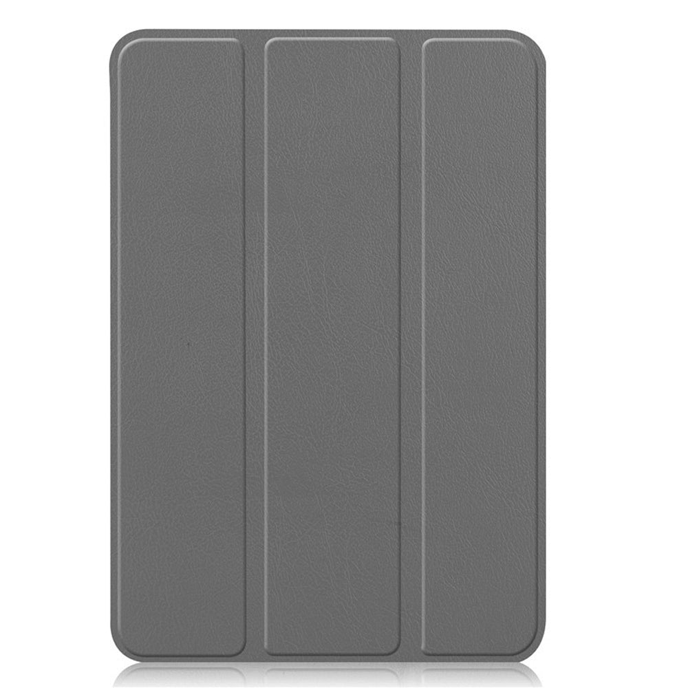 Grey Leather Folio Case with Smart Cover (iPad Mini 6 / Mini 7)