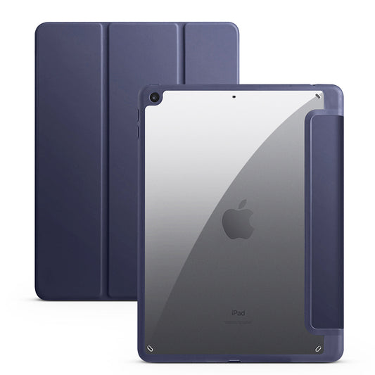 Navy Clear Folio Case with Smart Cover (iPad 10.2-inch 2019-2021)