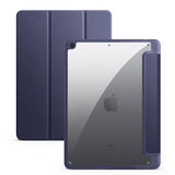 Navy Clear Folio Case with Smart Cover (iPad 10.2-inch 2019-2021)