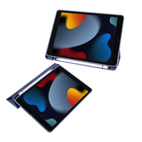 Navy Clear Folio Case with Smart Cover (iPad 10.2-inch 2019-2021)
