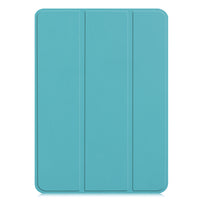 Teal Leather Folio Case with Smart Cover (iPad 10.2-inch 2019-2021)