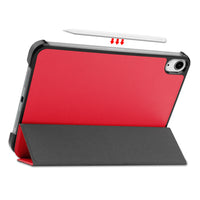 Red Leather Folio Case with Smart Cover (iPad Air 13-inch 2024)