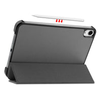 Grey Leather Folio Case with Smart Cover (iPad Air 13-inch 2024)