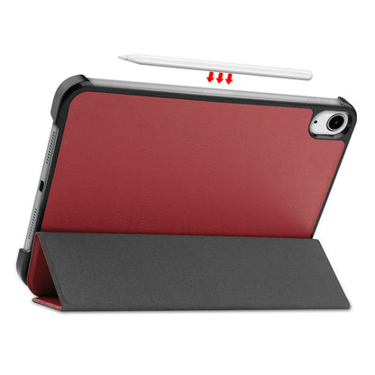 Wine Leather Folio Case with Smart Cover (iPad Air 10.9-inch 2020-2022)
