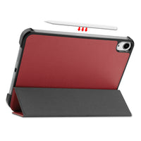 Wine Leather Folio Case with Smart Cover (iPad Air 13-inch 2024)