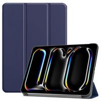 Navy Leather Folio Case with Smart Cover (iPad Air 13-inch 2024)