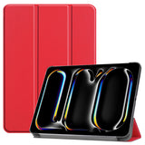 Red Leather Folio Case with Smart Cover (iPad Air 13-inch 2024)